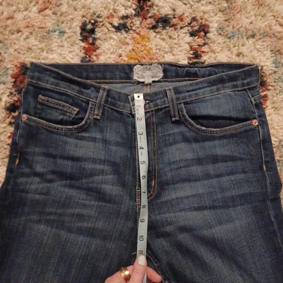 Current Elliott • Sandy High Waist Skinny Jeans • Size 32 • Medium Wash - Picture 8 of 9